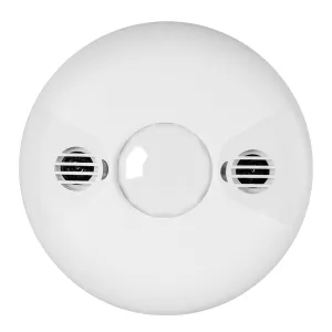 24V PIR/Ultrasonic Dual Technology Ceiling Motion Sensor White