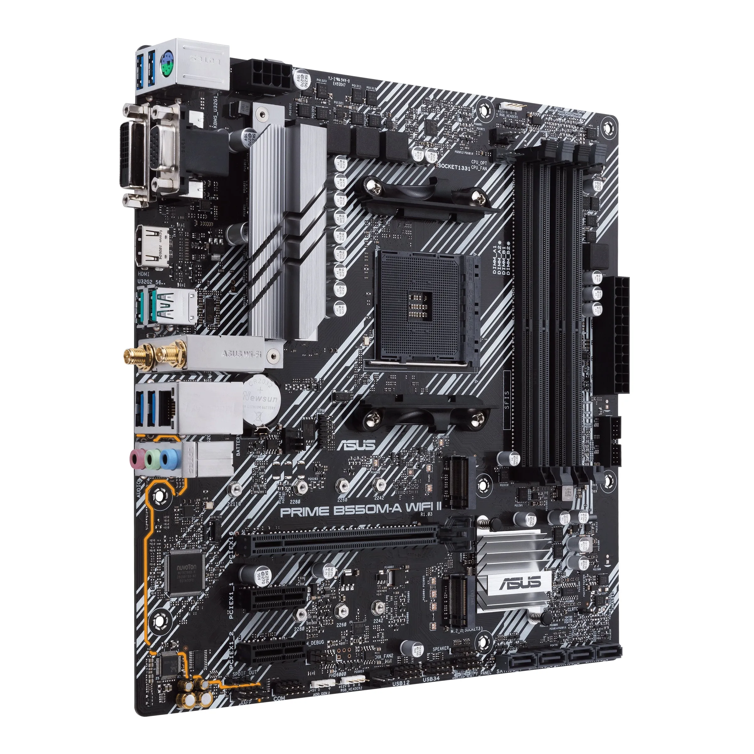 Asus Mainboard Prime B550m-A Wifi Ii - Micro Atx - Socket Am4 -Amd B550