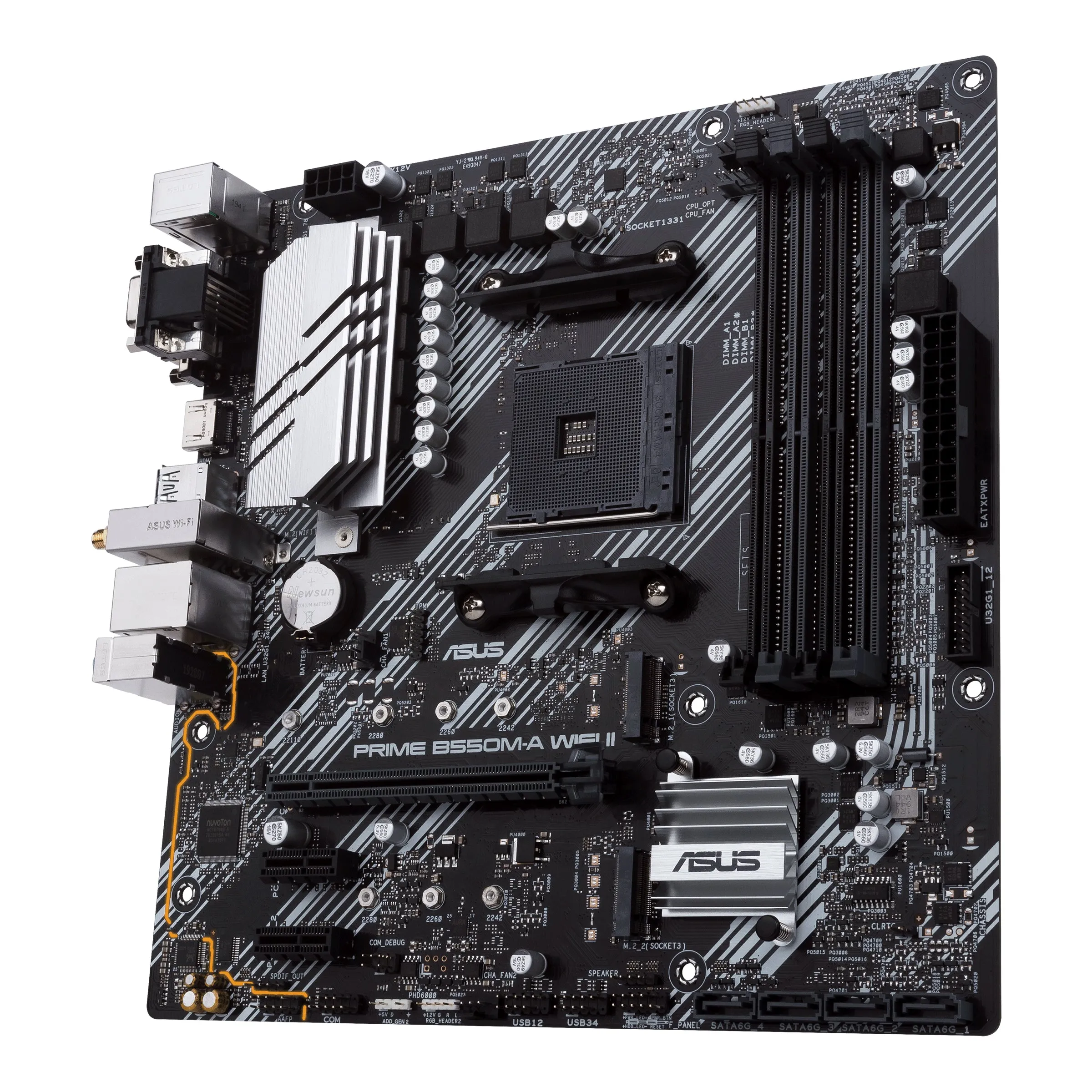 Asus Mainboard Prime B550m-A Wifi Ii - Micro Atx - Socket Am4 -Amd B550