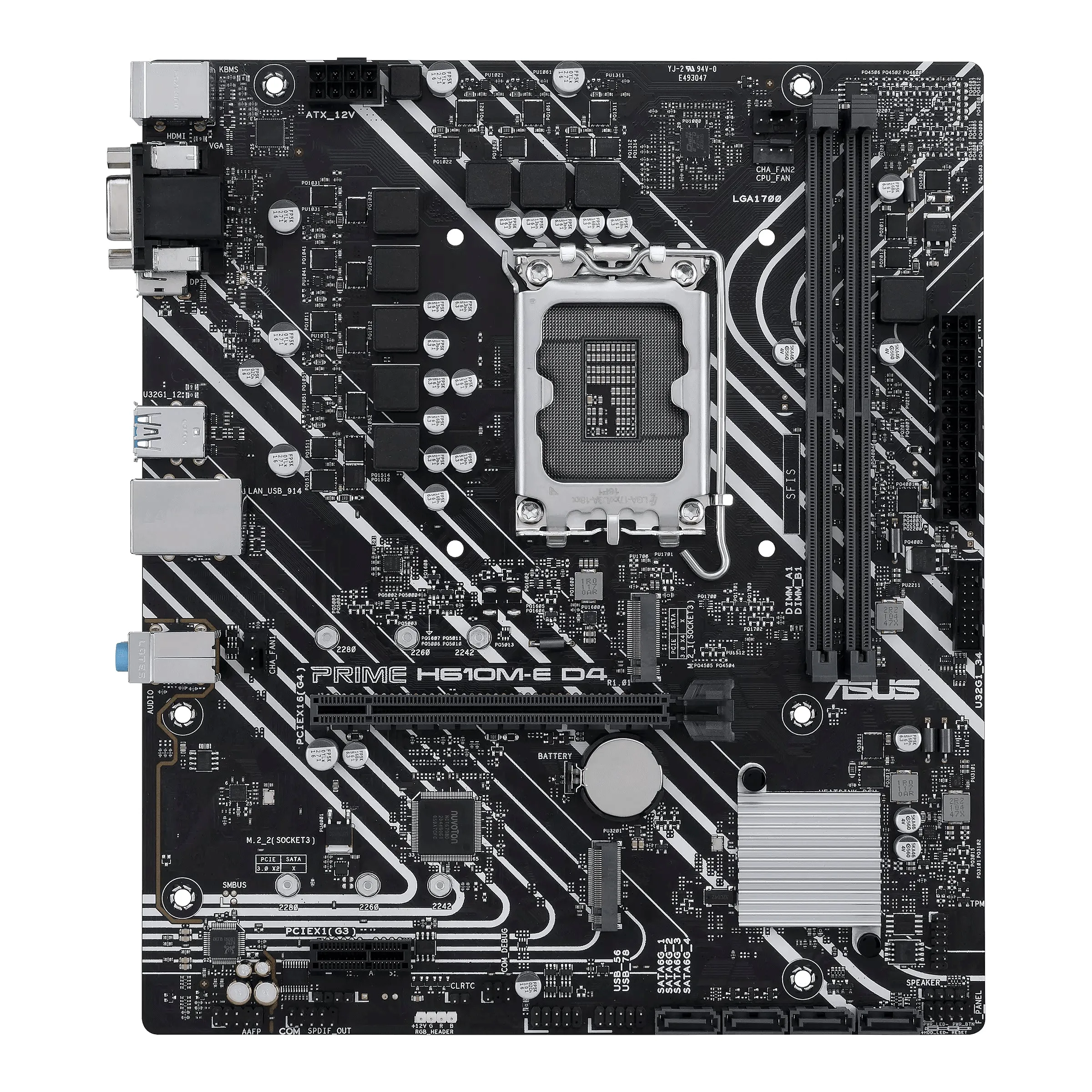 Asus Mainboard Prime H610m-E D4-Csm - Micro Atx - Socket Lga1700 - Intel H610