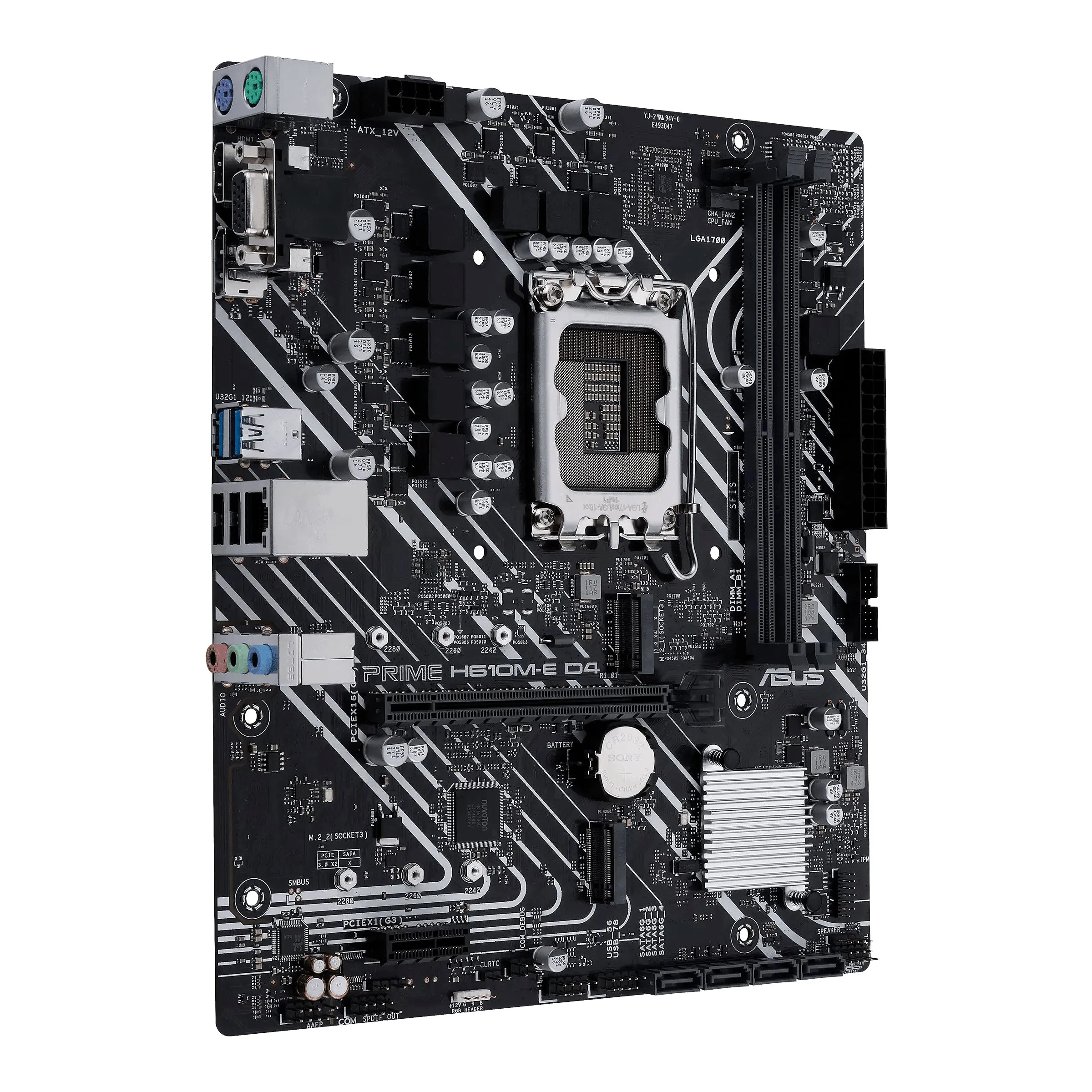 Asus Mainboard Prime H610m-E D4-Csm - Micro Atx - Socket Lga1700 - Intel H610