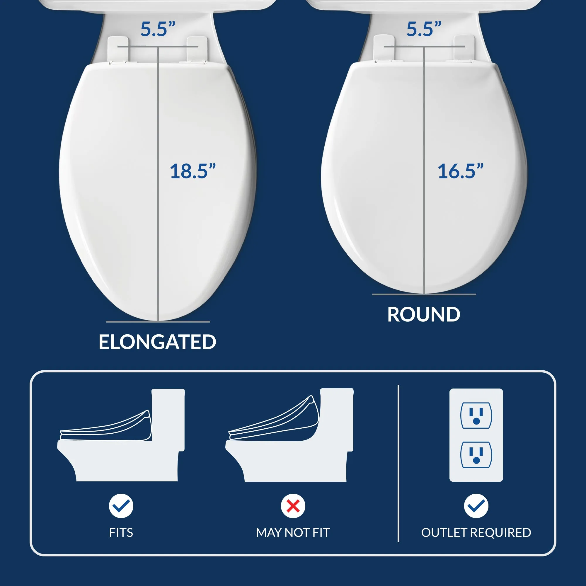 BB-1000 Supreme Bidet Toilet Seat