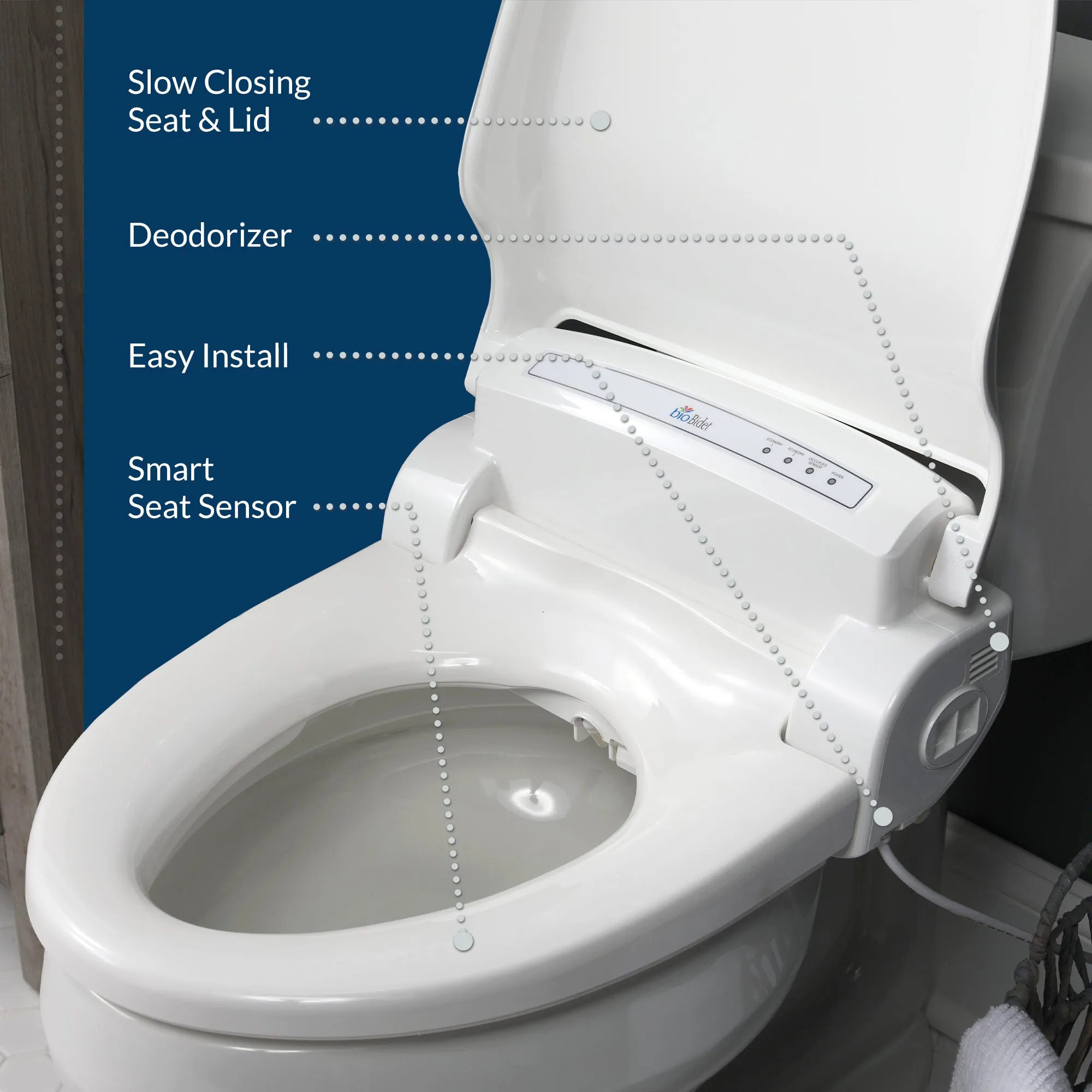 BB-1000 Supreme Bidet Toilet Seat