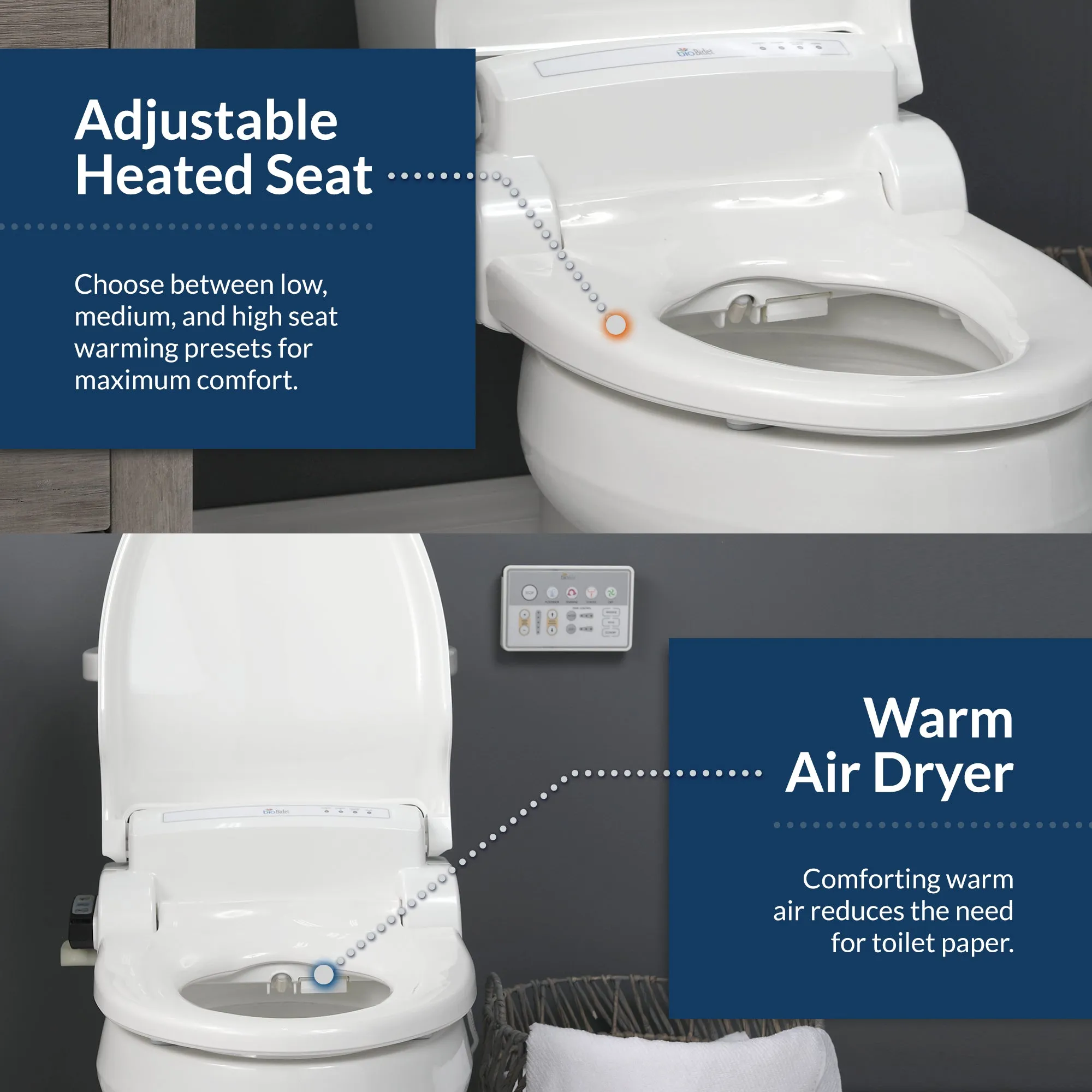 BB-1000 Supreme Bidet Toilet Seat