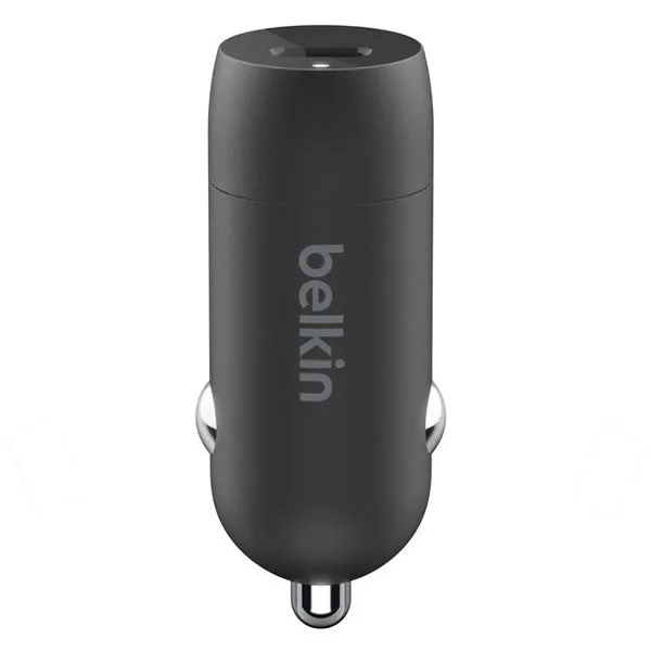 BELKIN BoostCharger 20W USB-C Power Delivery Car Charger Black