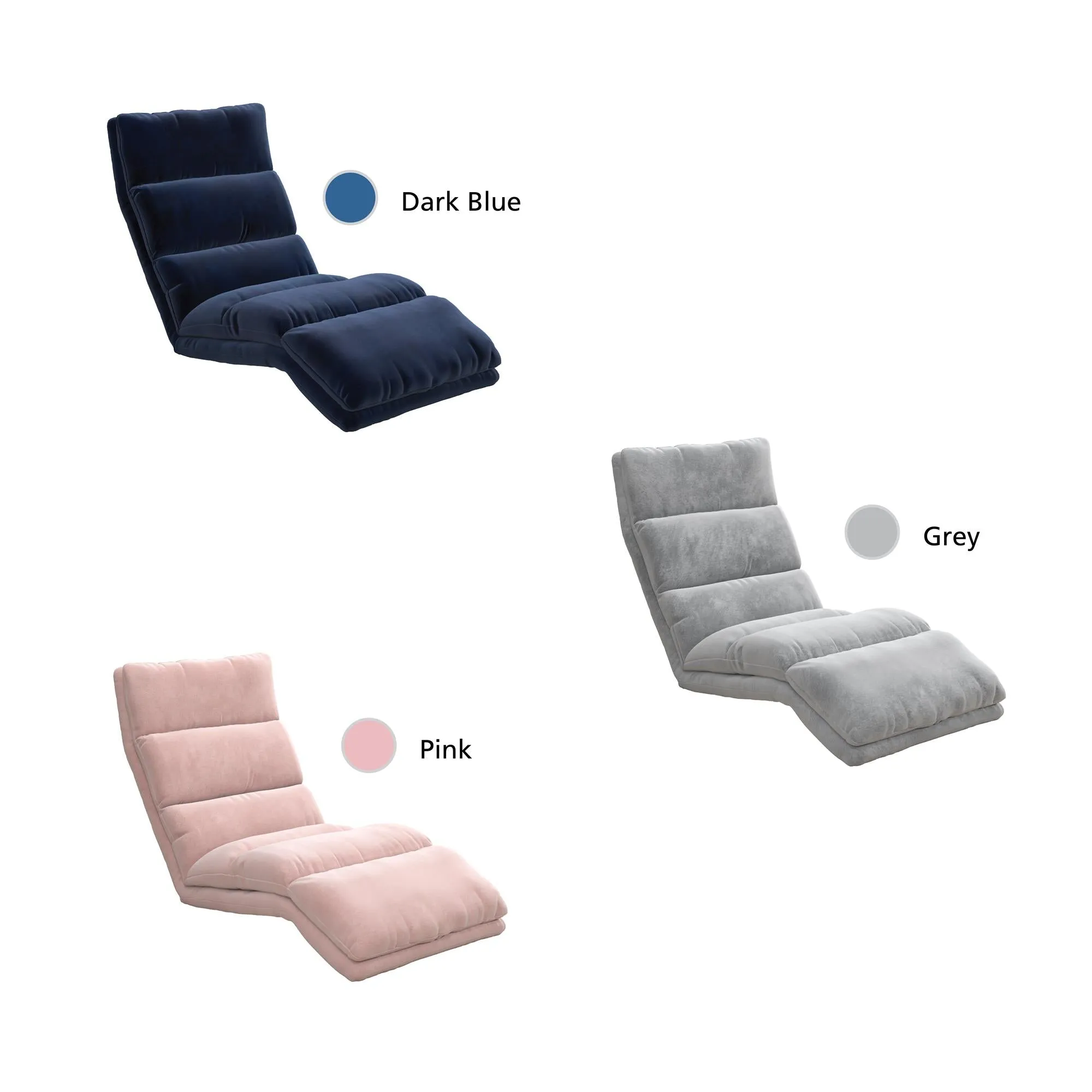 Beverly Wave Adjustable Memory Foam Lounger