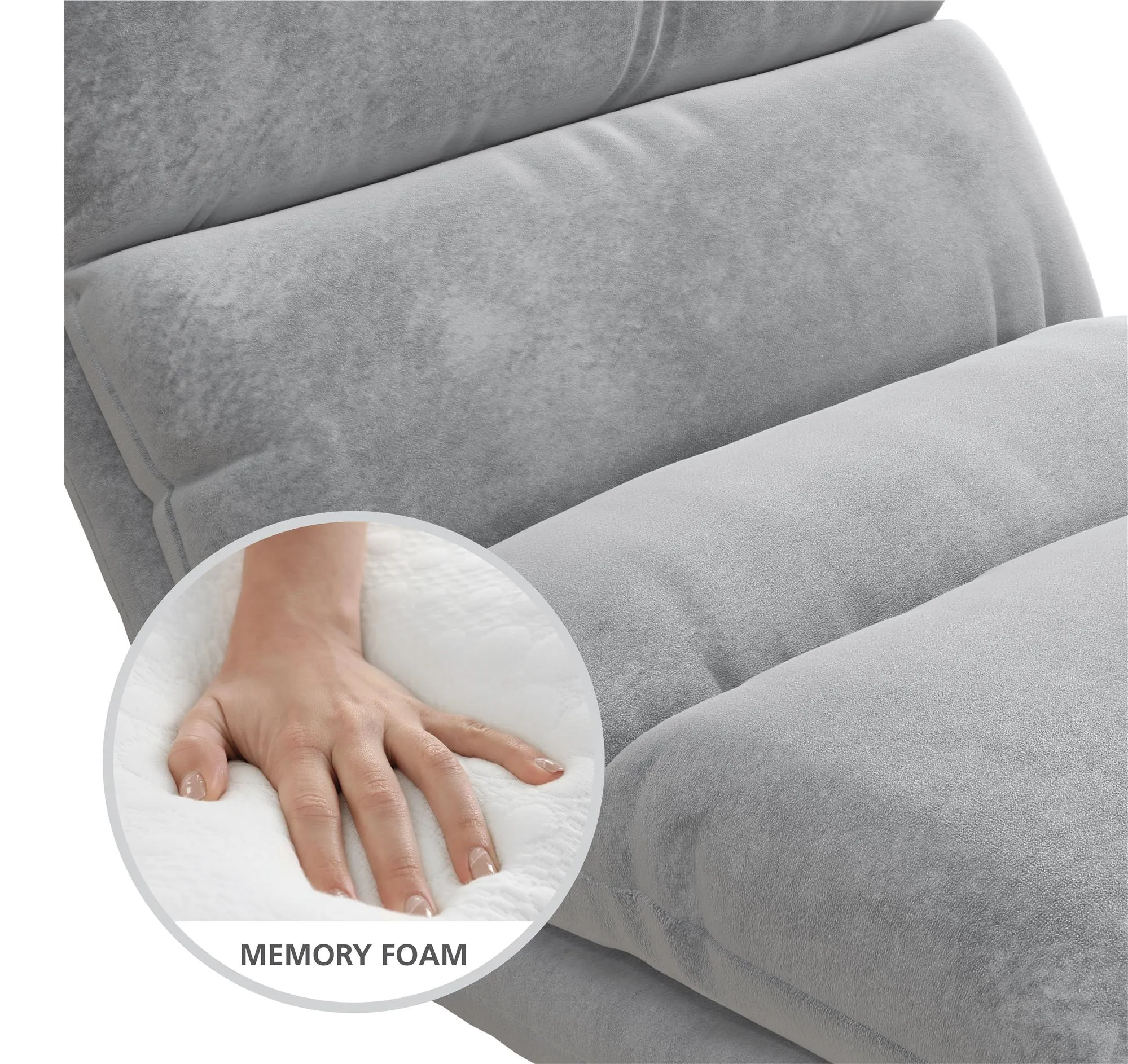 Beverly Wave Adjustable Memory Foam Lounger