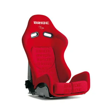 Bride GIAS II Reclinable Bucket Seat in Red w. Red Logo