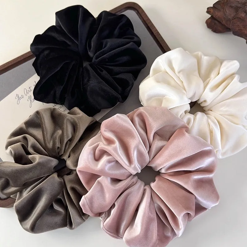 Casual Elegant Simple Style Women's Solid Color Cloth Hair Tie