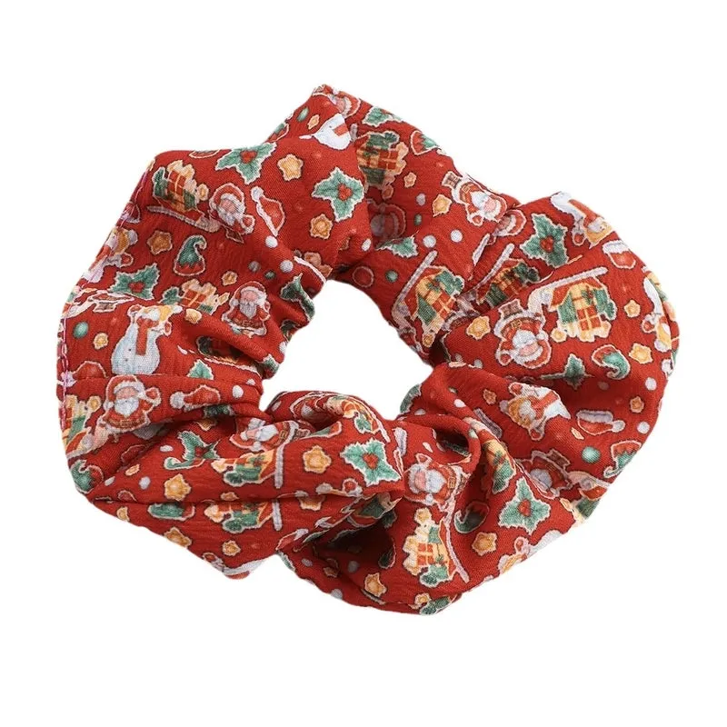 Christmas Simple Style Women's Halloween Pattern Christmas Tree Hair Tie