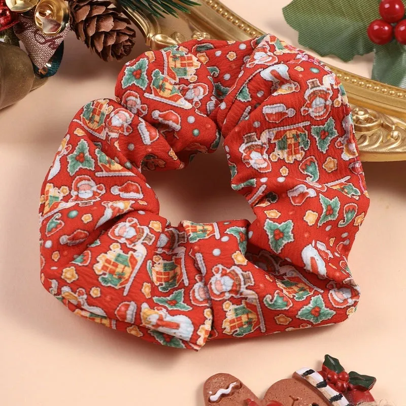 Christmas Simple Style Women's Halloween Pattern Christmas Tree Hair Tie