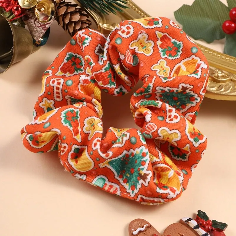 Christmas Simple Style Women's Halloween Pattern Christmas Tree Hair Tie