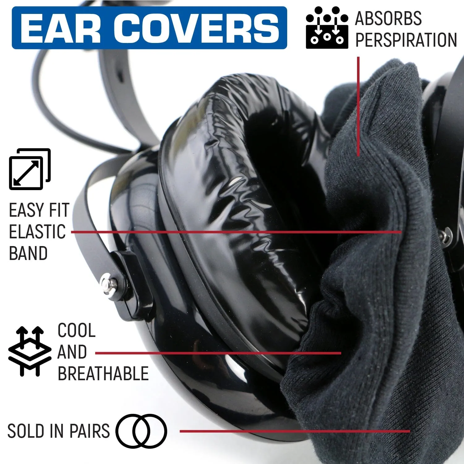 Cloth Ear Covers for Headsets