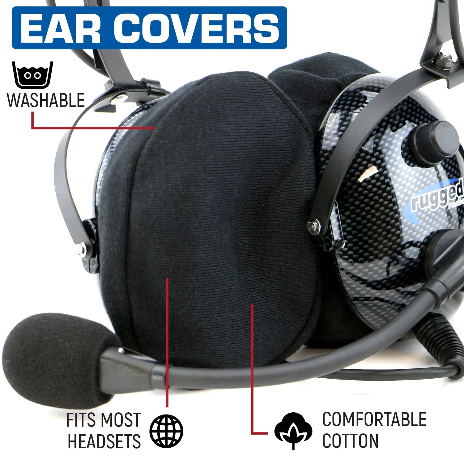 Cloth Ear Covers for Headsets