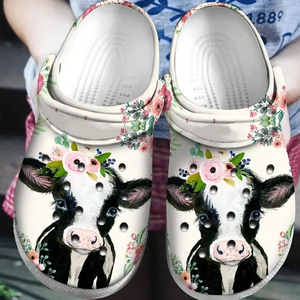 Comfortable Iconic Clog Cows Slippers