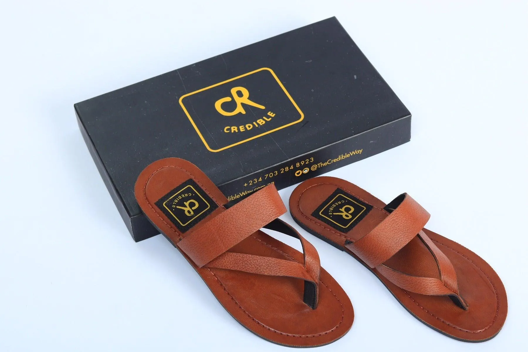 Credible Tan Leather Comfortable Insoles Handmade Slippers