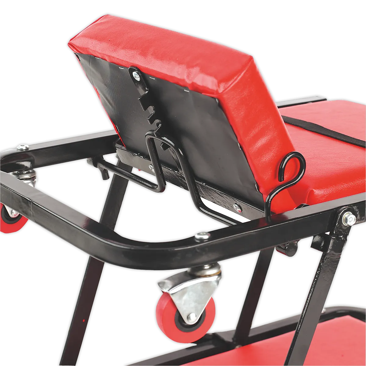 Creeper/Seat Steel with 7 Wheels & Adjustable Head Rest