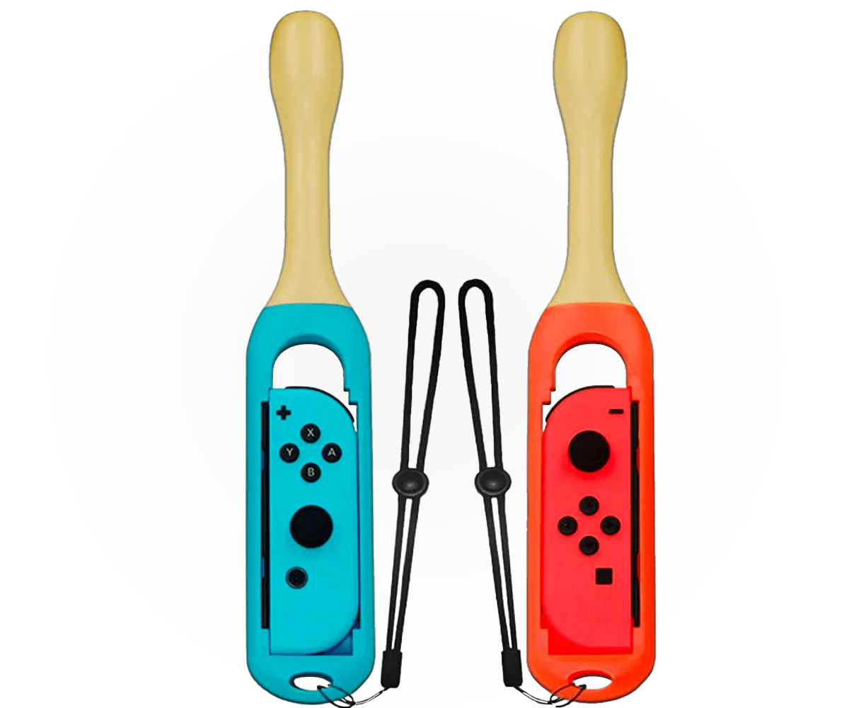 DRUM STICKS FOR NINTENDO SWITCH JOY-CON DRUMMING GAMES (SET OF 2)