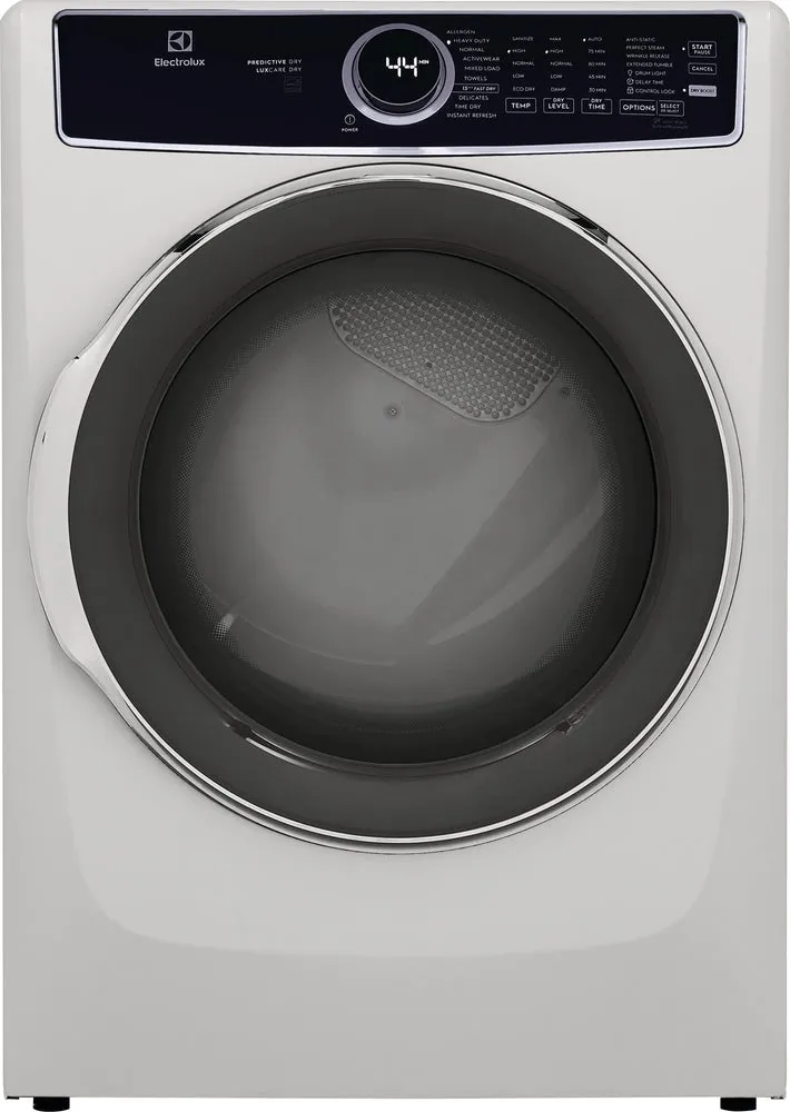 Electrolux White Front Load Gas Steam Dryer (8.0 Cu. Ft.) - ELFG7537AW