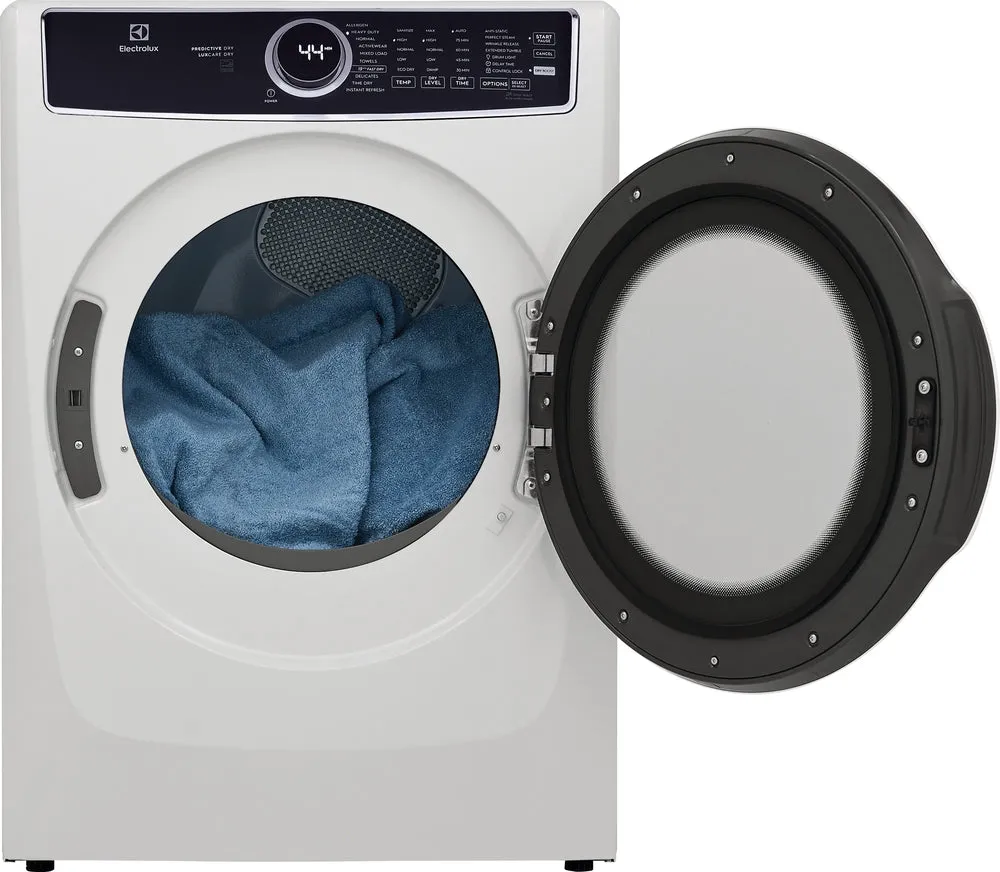 Electrolux White Front Load Gas Steam Dryer (8.0 Cu. Ft.) - ELFG7537AW