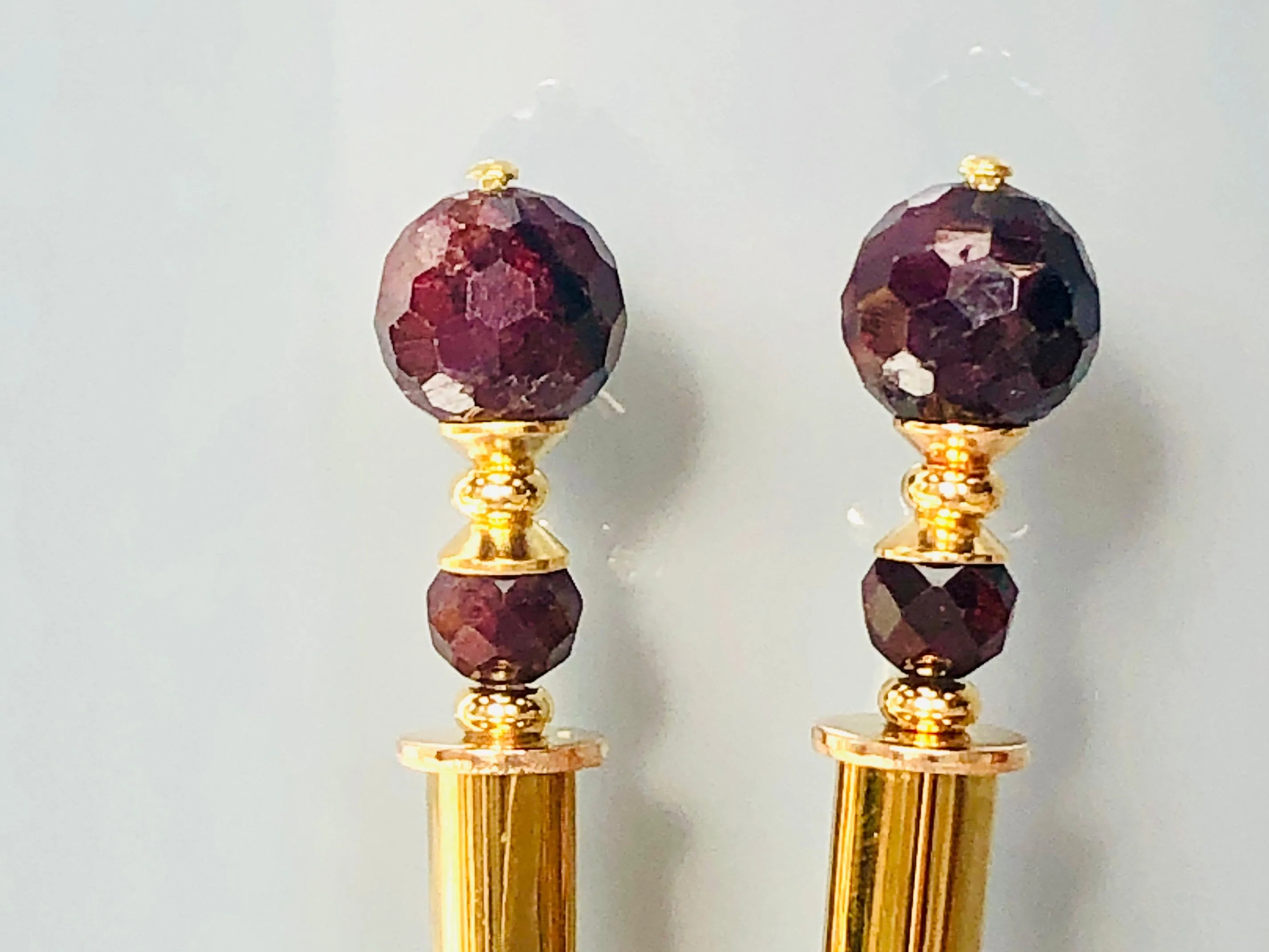 Garnet  Hair Sticks Gemstone hair pins for women