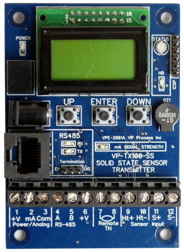 Gas Sensor Transmitter for Figaro Series TGS and MQ Series Solid State Sensors