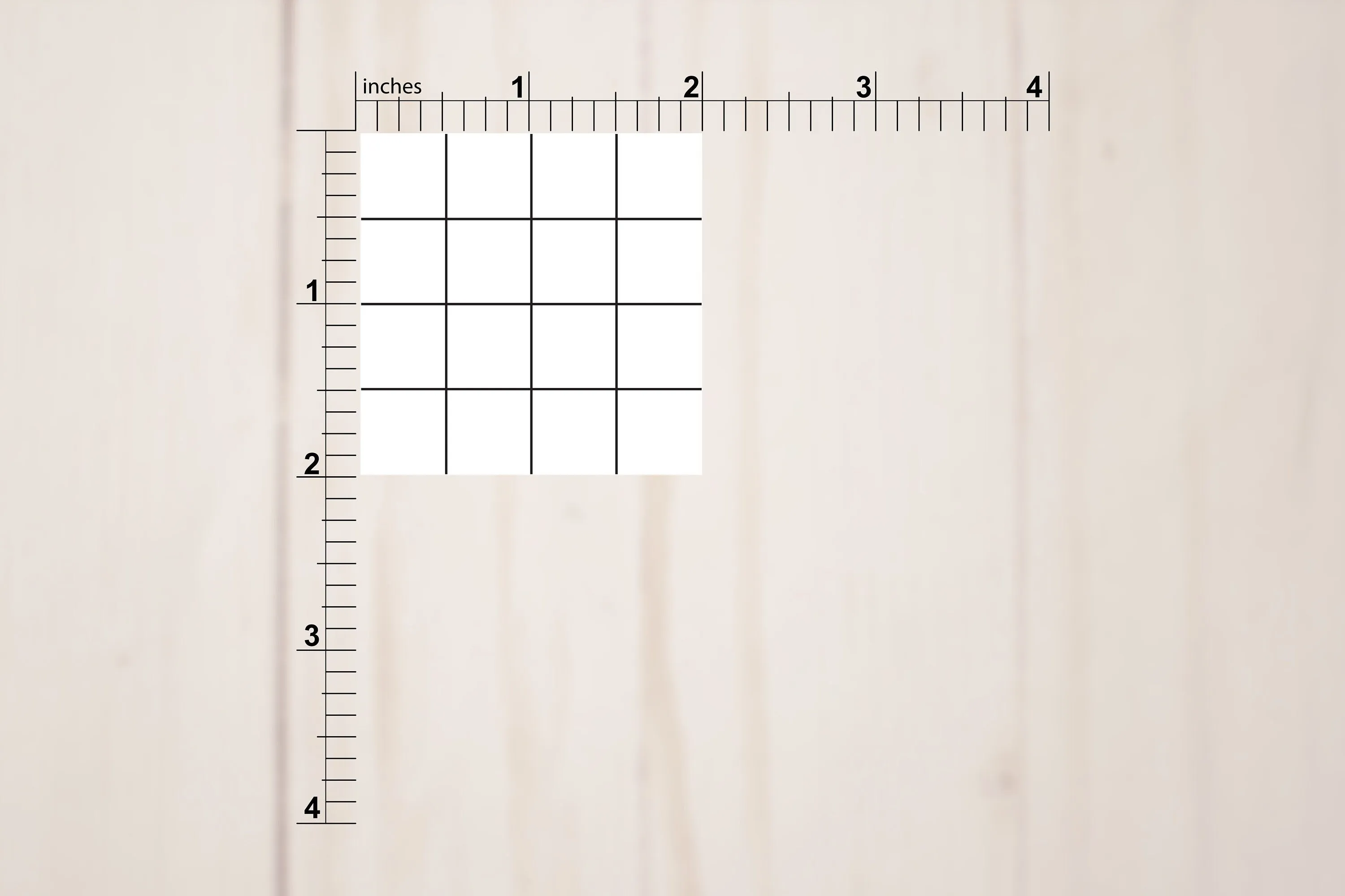 Grid Stickers for Planners, Journals, and Notebooks | 2" Square Stickers | Grid Available in 3x3, 4x4, 6x6, and 8x8 | Matte Finish