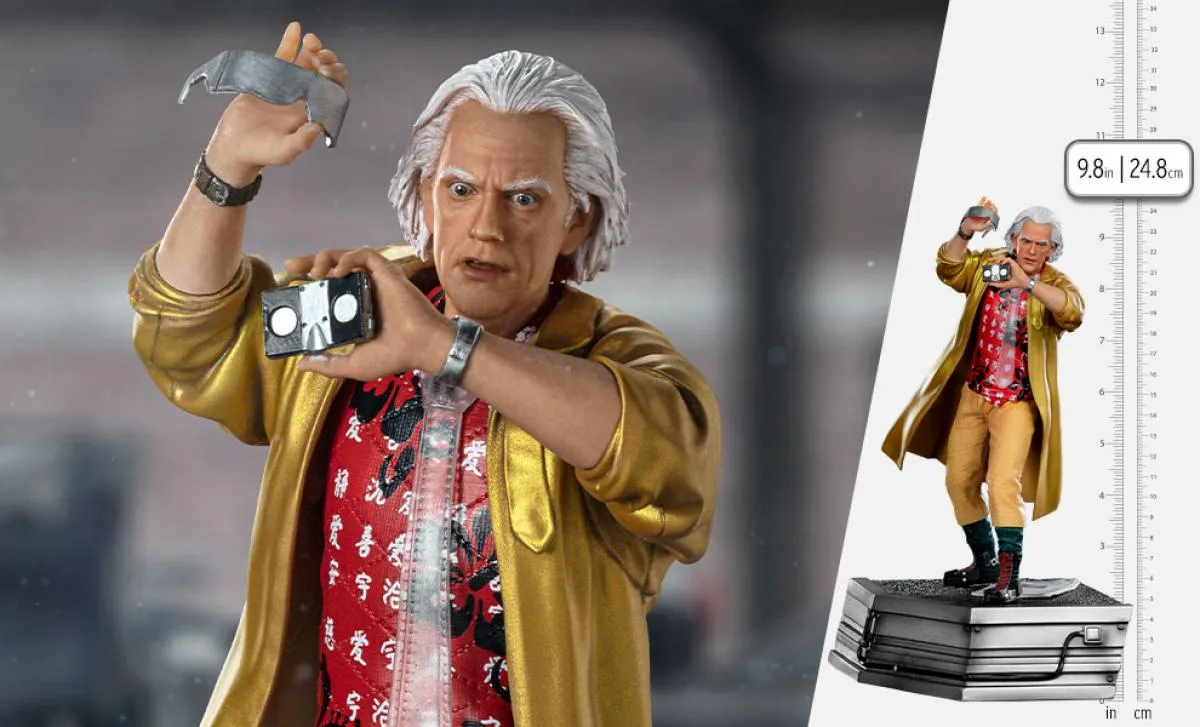 Iron Studios Back to the Future II Doc Brown BDS Art Scale 1/10 Scale Statue