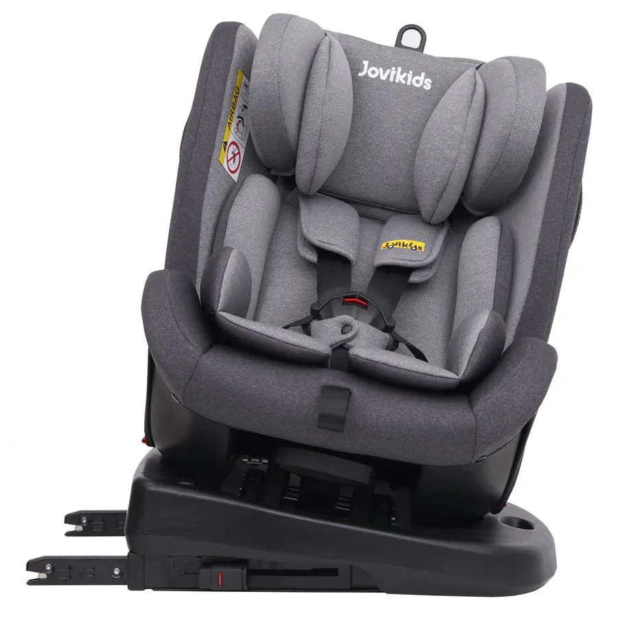 Jovikids Angel ISOFIX Rotating Carseat 360° Group 0/1/2/3 (Grey)