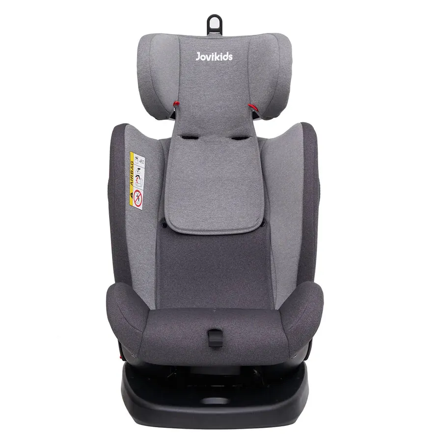 Jovikids Angel ISOFIX Rotating Carseat 360° Group 0/1/2/3 (Grey)