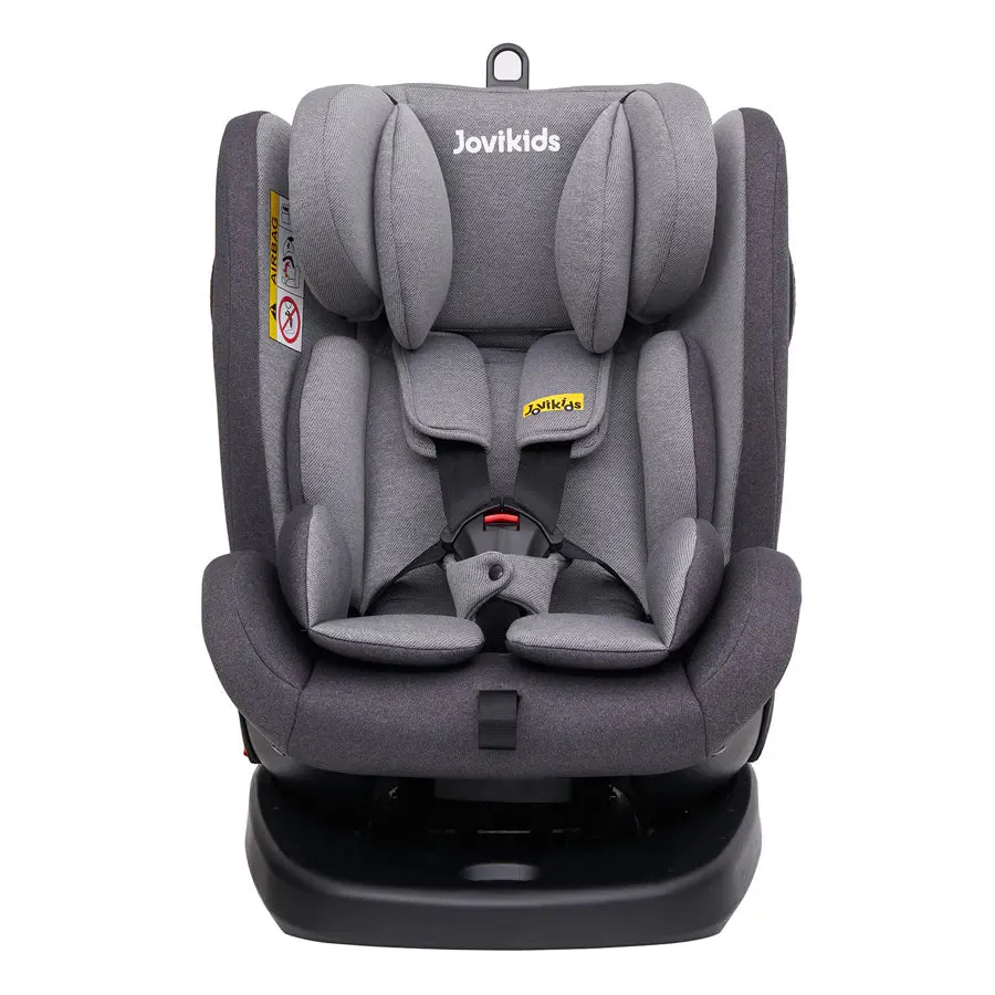 Jovikids Angel ISOFIX Rotating Carseat 360° Group 0/1/2/3 (Grey)