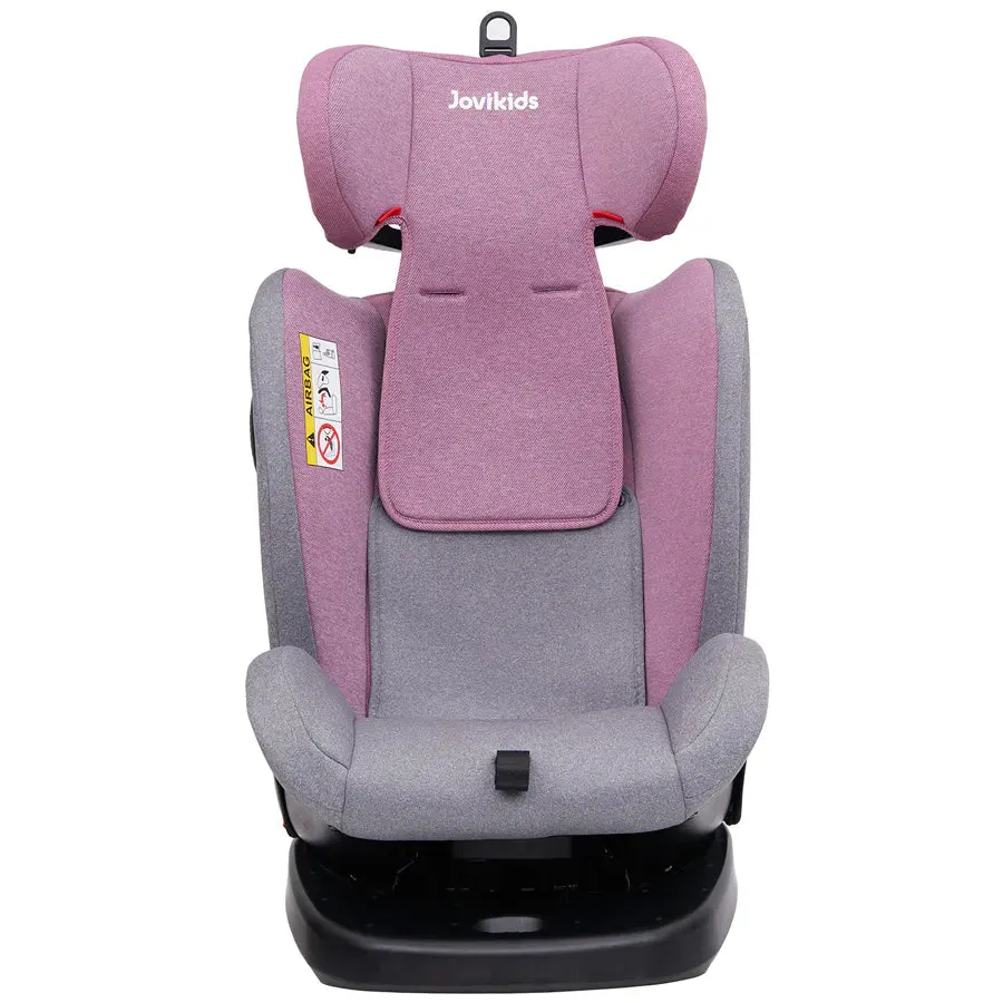 Jovikids Angel ISOFIX Rotating Carseat 360° Group 0/1/2/3 (Pink)