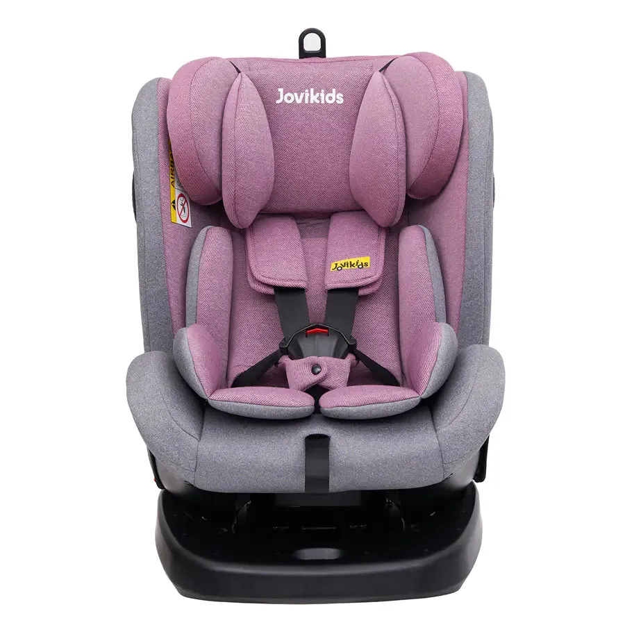 Jovikids Angel ISOFIX Rotating Carseat 360° Group 0/1/2/3 (Pink)