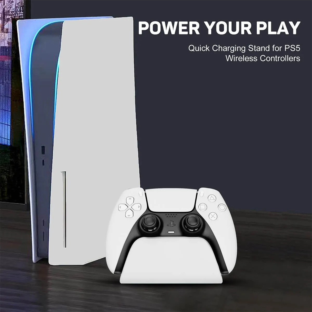 KM05-2 Quick Charging Stand for PS5 Wireless Controller