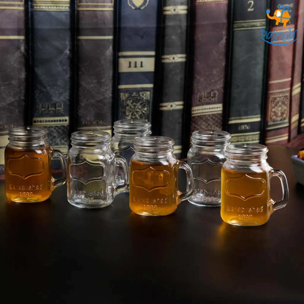 Mug Shot Glasses - Set of 6