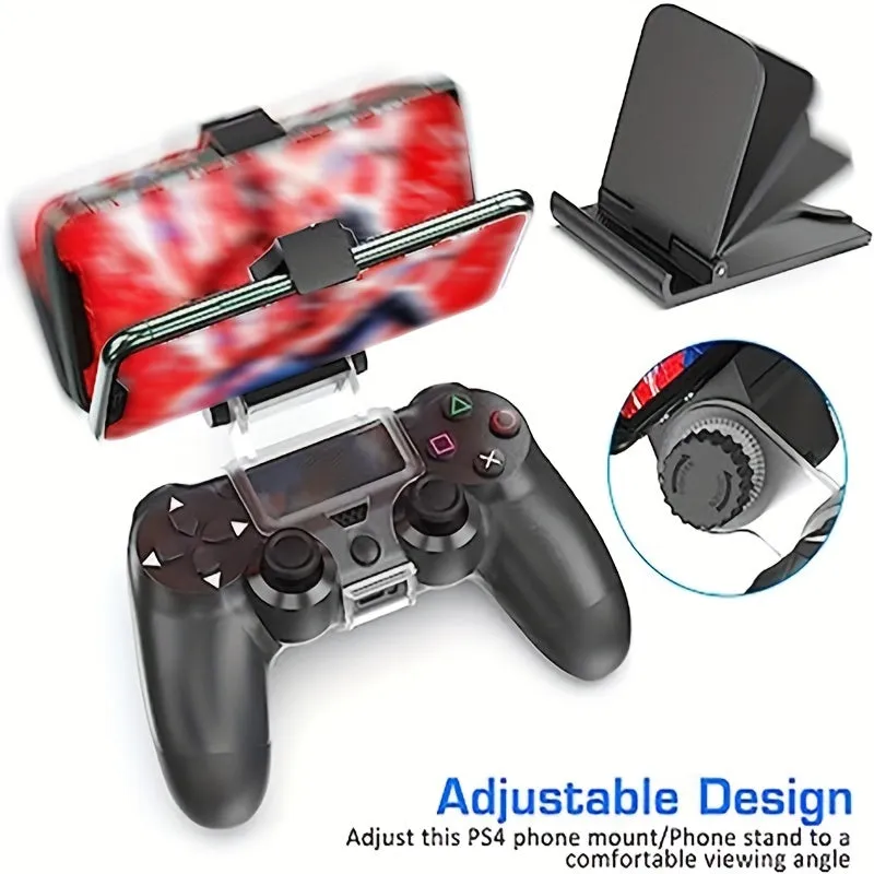 OUBANG Phone Mount for PS4 Controller Enhanced Gaming Experience for Mobile Play