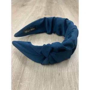 Plumy Wide Teal Blue Headband