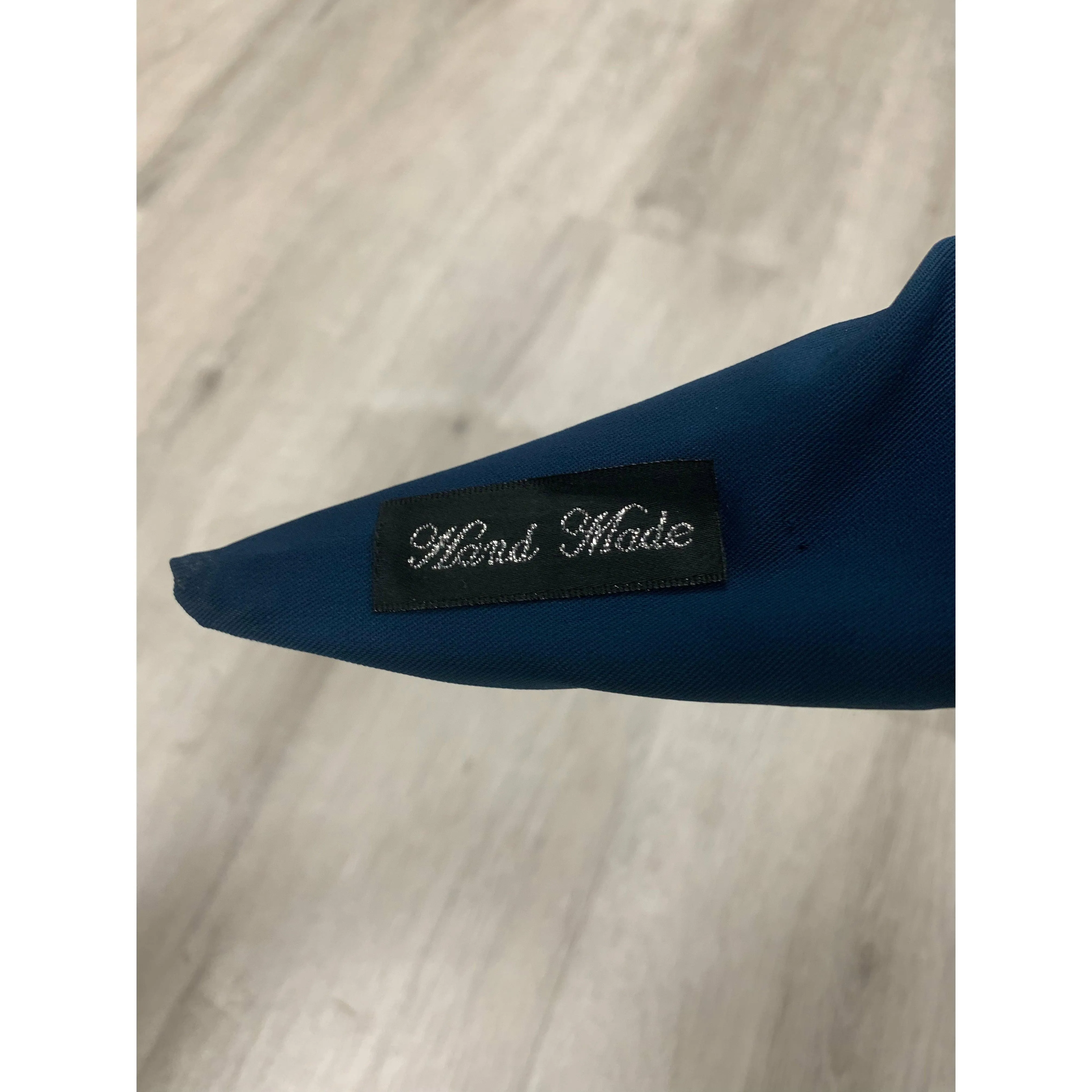 Plumy Wide Teal Blue Headband