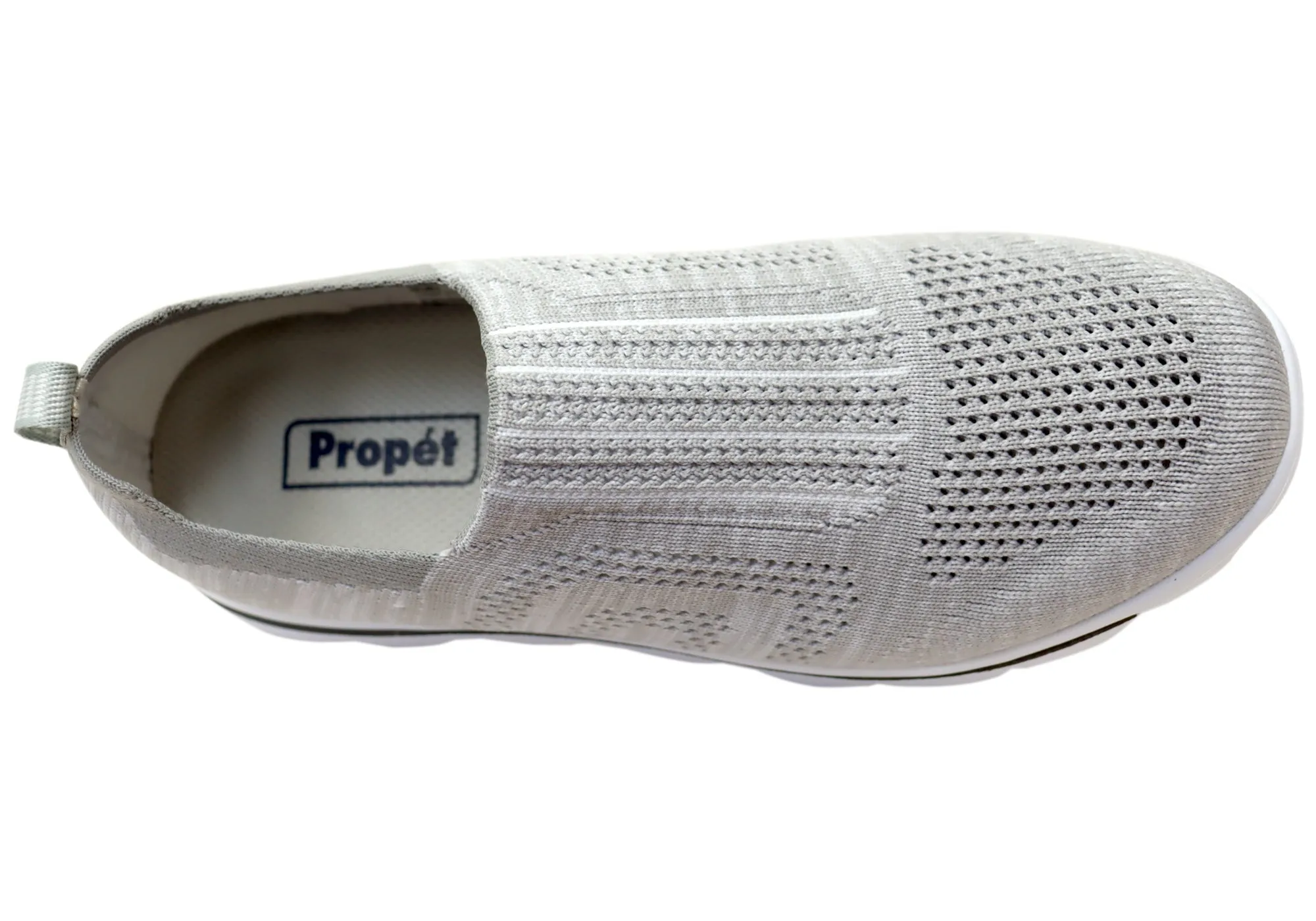 Propet Womens TravelActive Stretch Comfortable Slip On Shoes