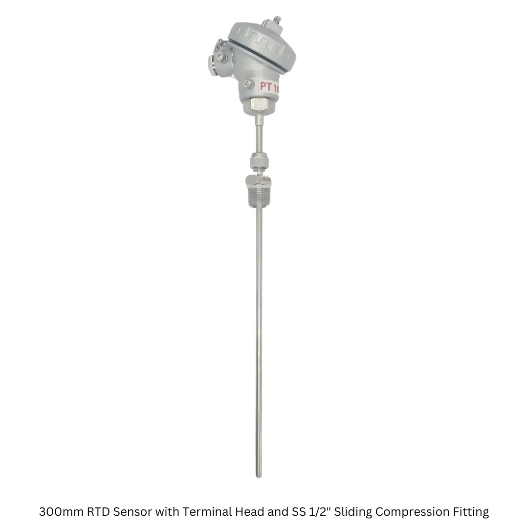 RTD Sensors with Small Terminal Head