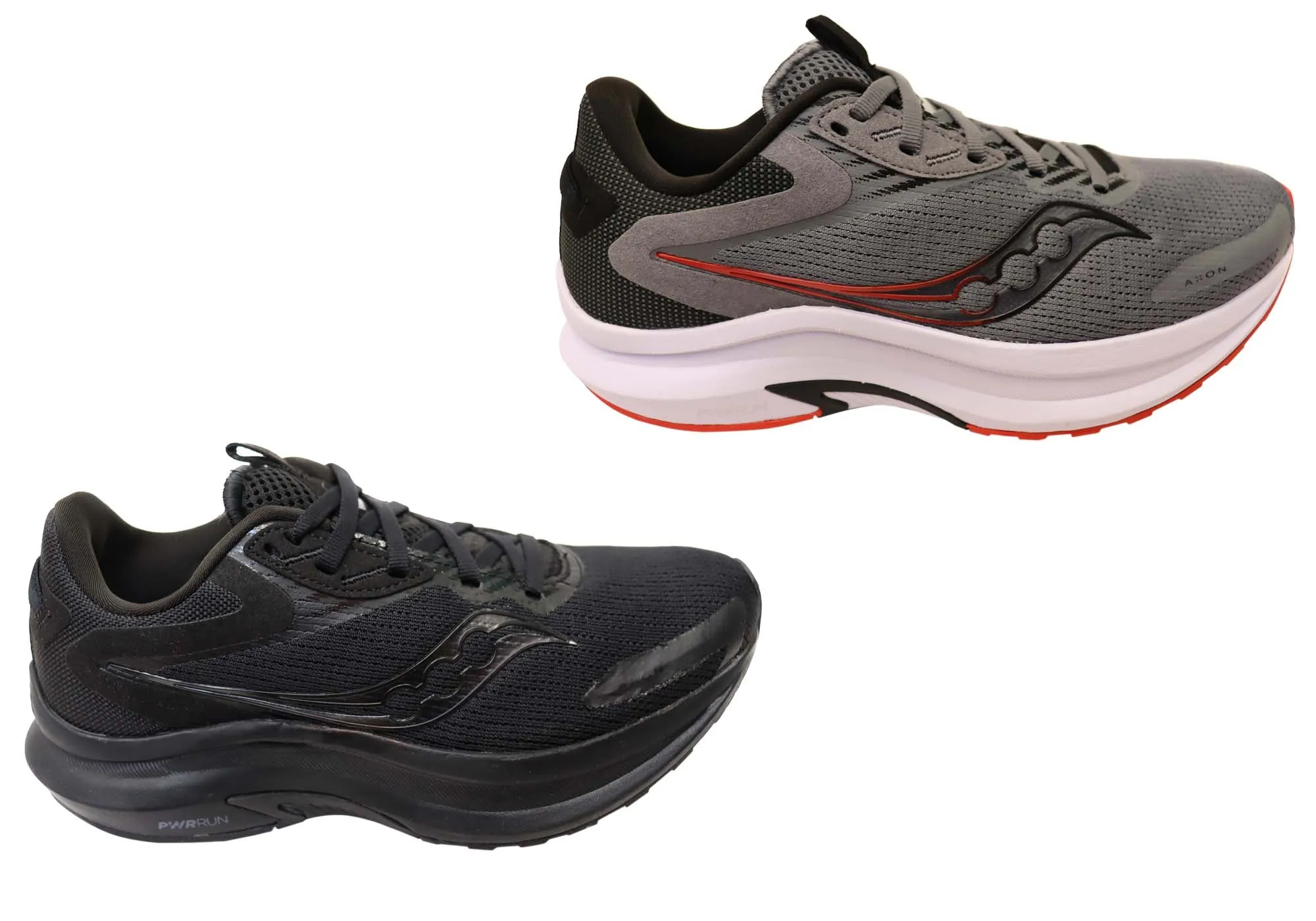 Saucony Mens Axon 2 Comfortable Cushioned Athletic Shoes