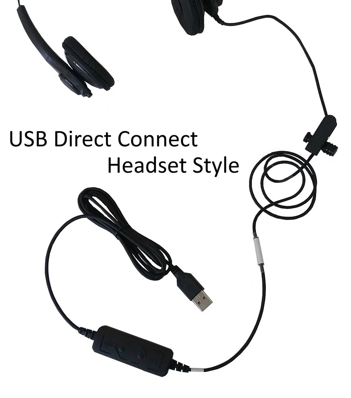 SC Ultra Pro Binaural USB Headset - straight corded, NO QD