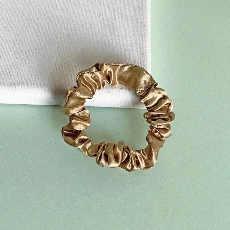 Simple Fashion  Silk Hair Scrunchies