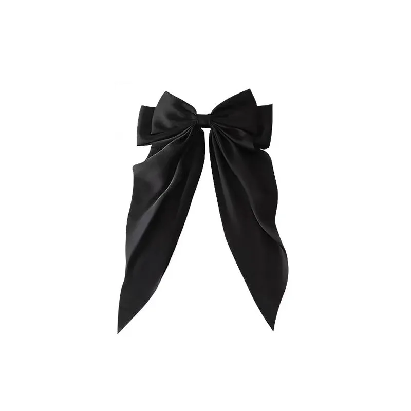 Simple Style Bow Knot Cloth Hair Claws 1 Piece