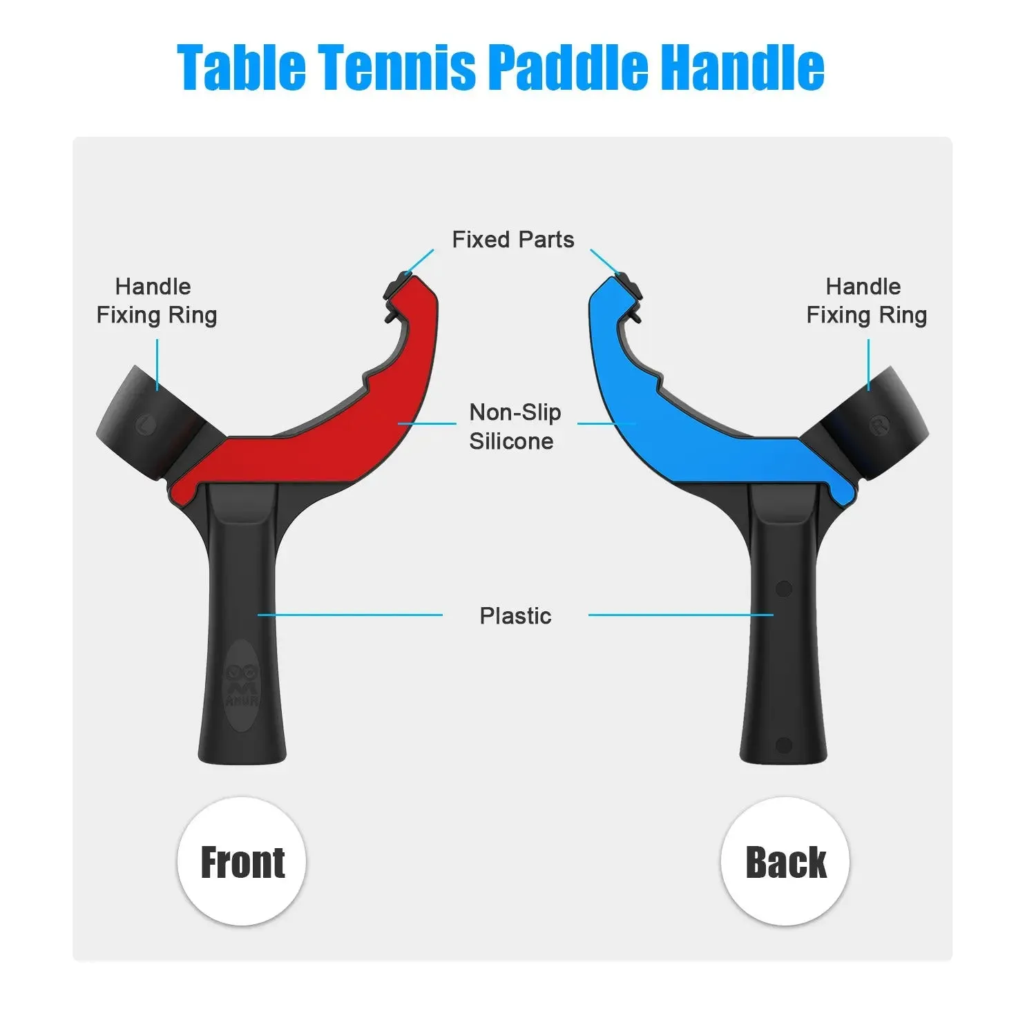 Table Tennis Adaptor for Quest 2 Controllers