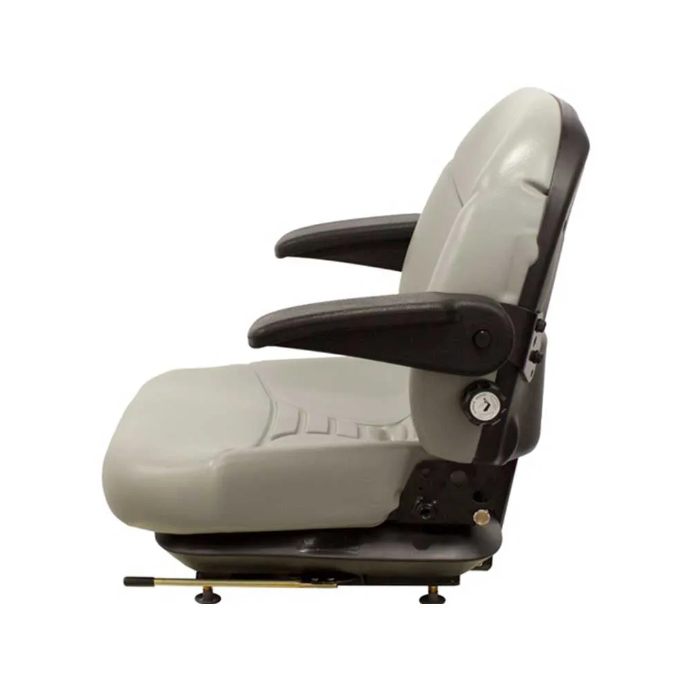 Uni Pro | KM 236 Seat with Mechanical Suspension | Gray Vinyl (7936.KMM)