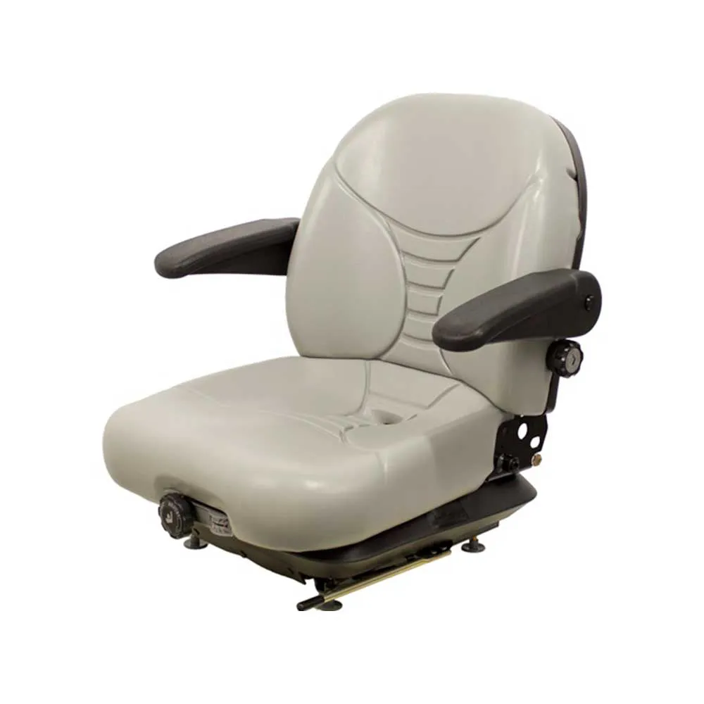 Uni Pro | KM 236 Seat with Mechanical Suspension | Gray Vinyl (7936.KMM)