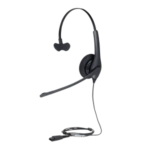 VOIP IP Headset - Jabra Biz 1500 Mono QD Headset with Detachable USB Bottom Cord