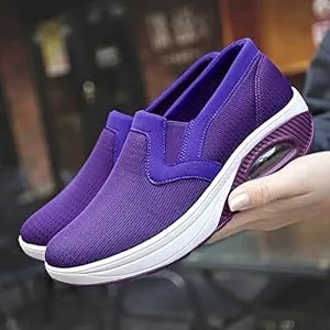 Women's Running Shoes Platform Heel Casual Comfort Shoes Comfortable Soft Breathable Fashion   B288467